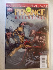 PENANCE RELENTLESS # 3 MARVEL CIVIL WAR