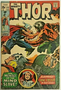 THOR#172 FN/VF 1970 MARVEL SILVER AGE COMICS