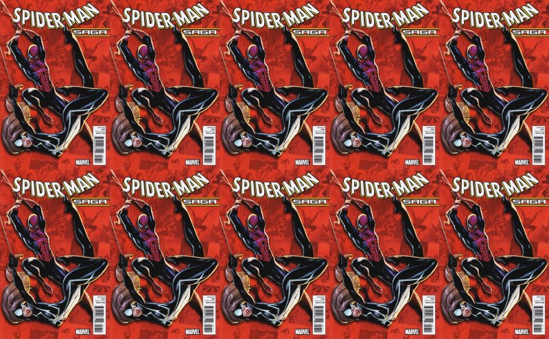 Spider-Man Saga J Scott Campbell Cover (2010) Marvel Comics - 10 Comics