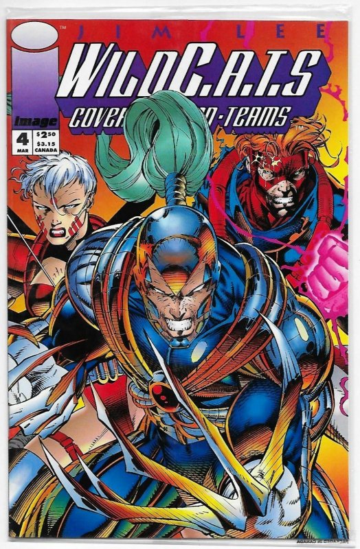 Wildcats Covert Action Teams #4 Sealed with Trading Card (Image, 1992) NM 