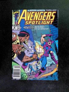 Avengers Spotlight #30  Marvel Comics 1990 VF/NM Newsstand