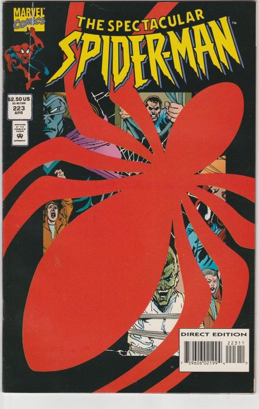 5 The Spectacular Spider-Man Marvel Comic Books # 207 218 219 223 224 DC2