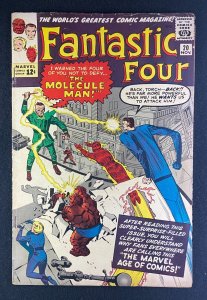 Fantastic Four (1961) #20 VG+ (4.5) Origin/1st Molecule Man Jack Kirby