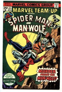 Marvel Team-up #37 Spider-Man vs. Man Wolf comic book - VF/NM