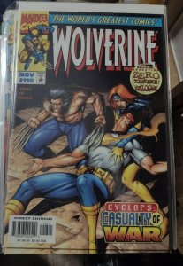 WOLVERINE # 118 1997 marvel  OPERATION ZERO TOLERANCE + X MEN CYCLOPS jean gray 