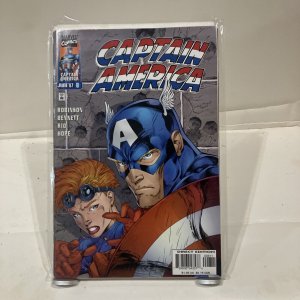 CAPTAIN AMERICA #8 (1997) Volume 2 Jim Lee Newsstand Variant Cover Marvel Comics