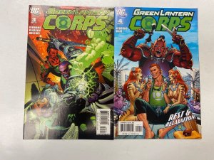 4 Green Lantern Corps DC comic books #1 2 3 4 51 KM16