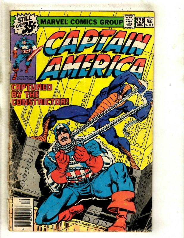 10 Cap America Comics # 228 264 269 271 272 276 277 278 279 280 EK13