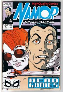 NAMOR #9, NM+, Sub-Mariner, John Byrne, Skull, 1990, more in store