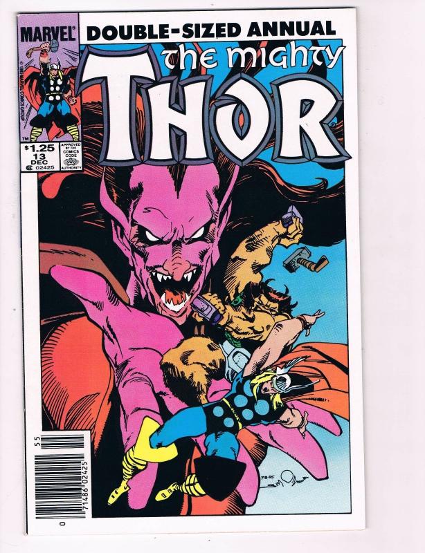 The Mighty Thor Annual # 14 VF Marvel Comic Books Avengers Hulk Loki S94