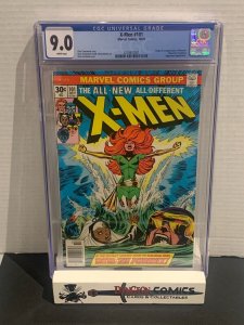 X-Men # 101 CGC 9.0 White Pages 1st App of Phoenix Marvel 1976 [GC4]