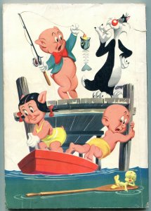Bugs Bunny's Vacation Funnies #5 1955- Dell Giant- Water Skiing cover G/VG
