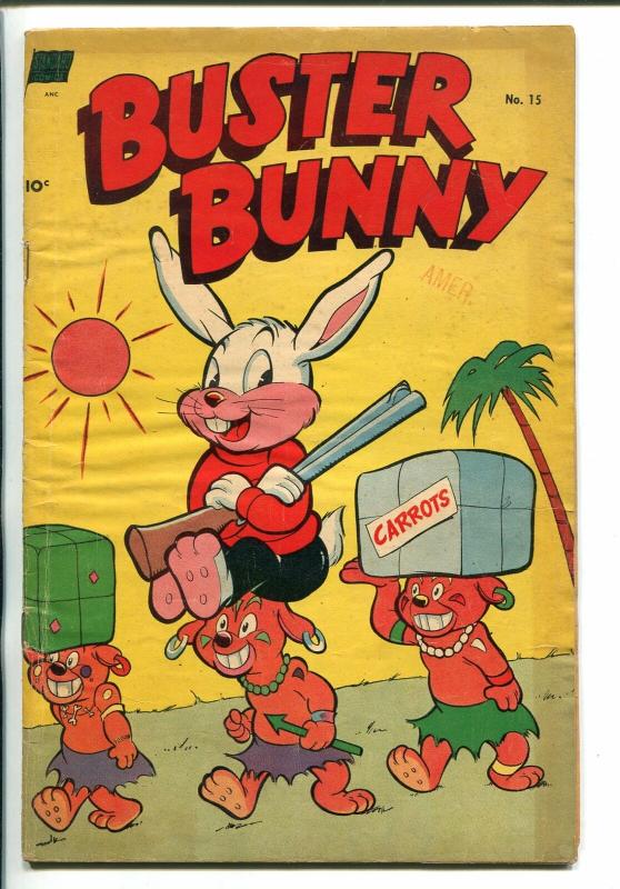 BUSTER BUNNY #15 1953-STANDARD-SLAPSTICK HUMOR-good minus