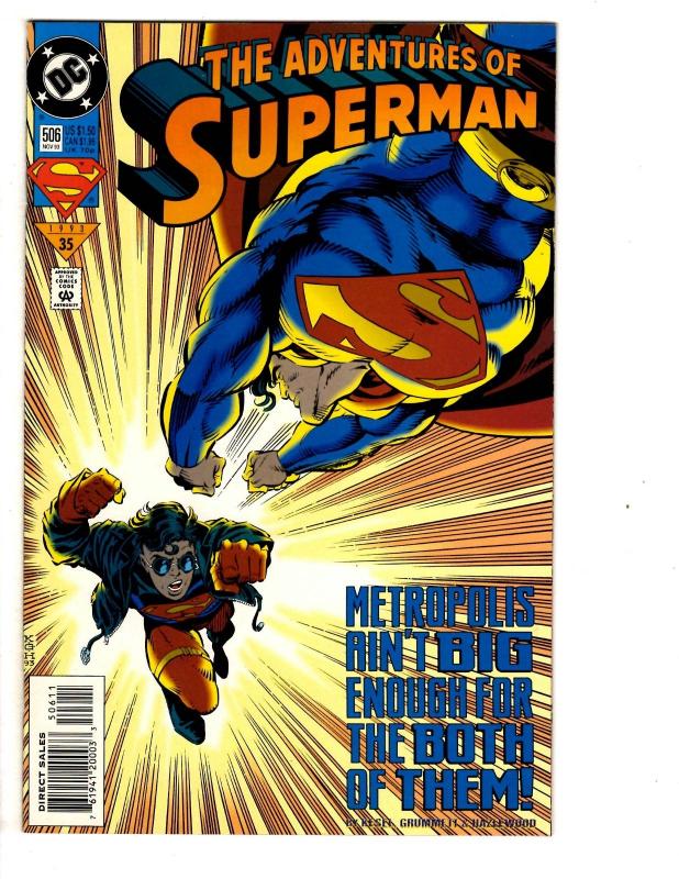 9 The Adventures of Superman DC Comics # 499 500 501 502 503 504 505 506 507 CB6