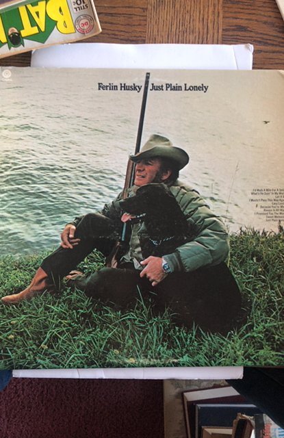 Ferlin husky-just plain lonely 1972 original vinyl pristine!