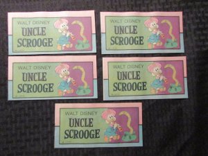 1965 Walt Disney UNCLE SCROOGE #1 FN- 5.5 Western Publishing LOT of 5