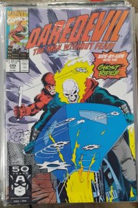 Daredevil  # 295 1991, Marvel DISNEY GHOST RIDER VS HAND