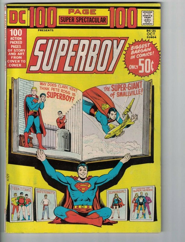 DC 100 Page Super Spectacular #21 VG Superboy - reprints Brave and the Bold #54