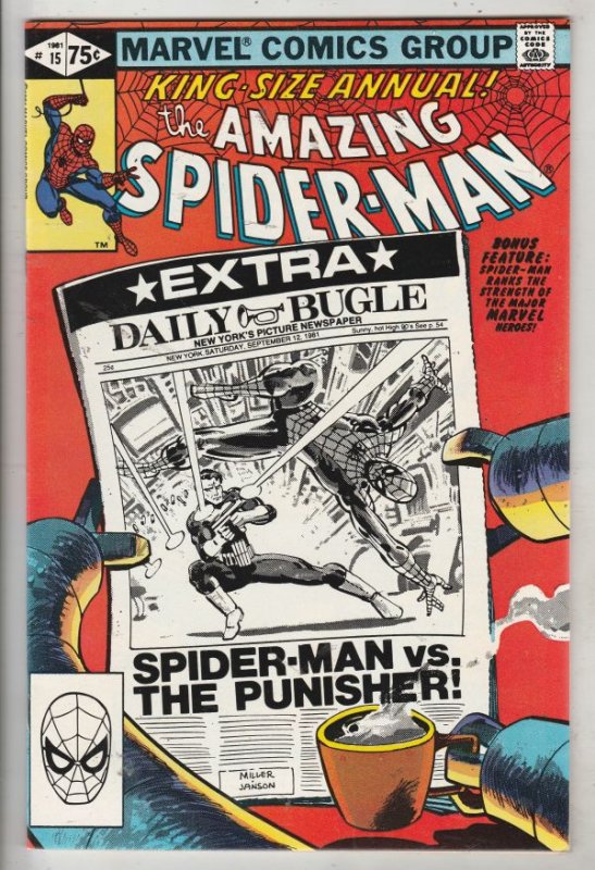 Amazing Spider-Man King-Size Annual #15 (Jan-81) NM- High-Grade Spider-Man