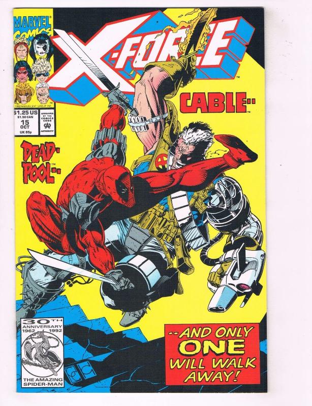 X-Force #15 NM Cable Vs. Deadpool X-Men New Mutants Domino Marvel Comic Book J76