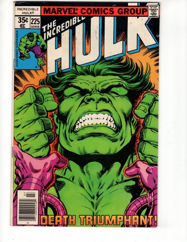 The Incredible Hulk #225 (1978) VG  / ID#394