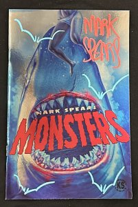 MARK SPEARS MONSTERS #6 FARLEY CON HOLOFOIL SHARK SIGNED BY MARK SPEARS W/COA NM