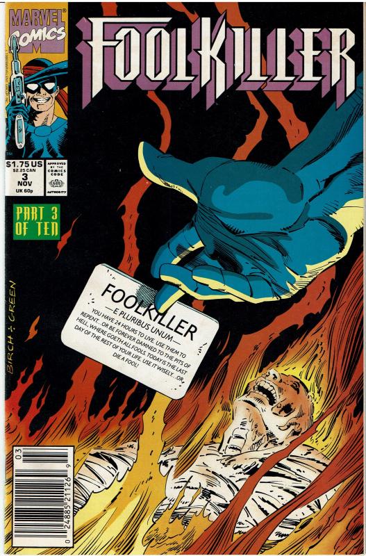 Foolkiller (1990 ) #1, #3-#5, 8.0 or Better