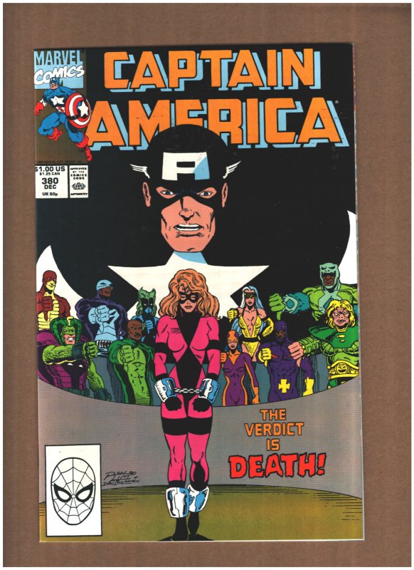 Captain America #380 Marvel Comics 1990 DIAMONBACK Ron Lim NM- 9.2