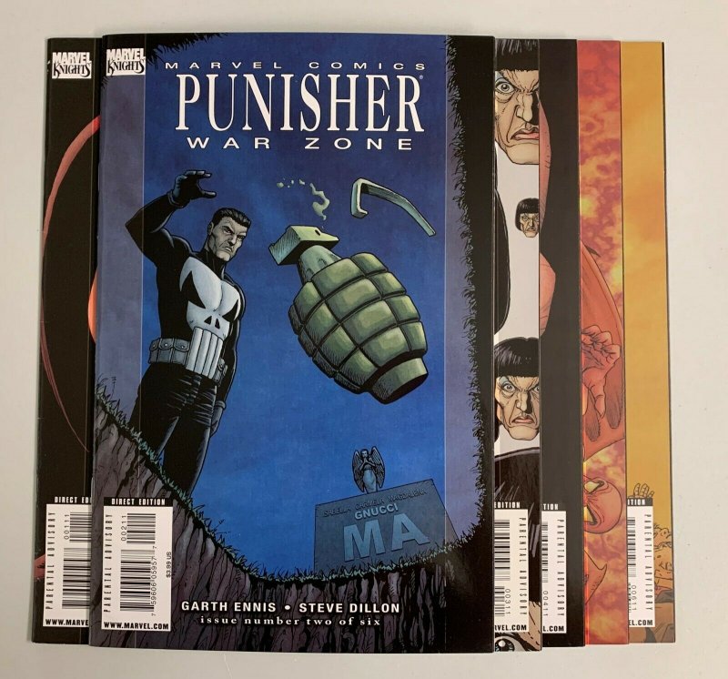 Punisher War Zone #1-6 Set (Marvel 2008) 1 2 3 4 5 6 Garth Ennis (8.5+) 