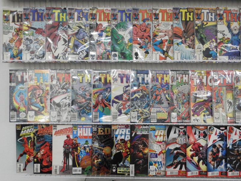 Huge Lot 180+ Comics W/ Thor, Spider-Man, Daredevil+ Avg VF- Condition!