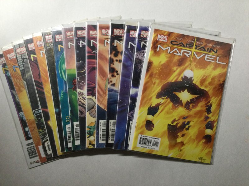 Captain Marvel 1-3 5-7 9-15 17 18 Lot Run Set Near Mint Nm Marvel