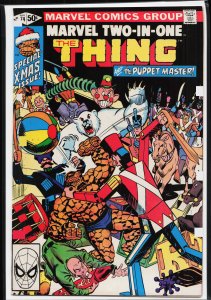 Marvel Two-in-One #74 (1981) Puppet Master