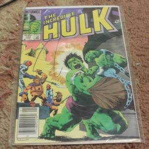Incredible Hulk Comic # 303  1985, Marvel) hulk in exile