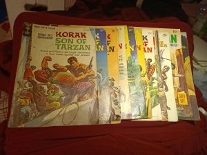 Tarzan Korak Son Of Gold Key Comics 12 Issue Silver Age Lot Run Set Collection