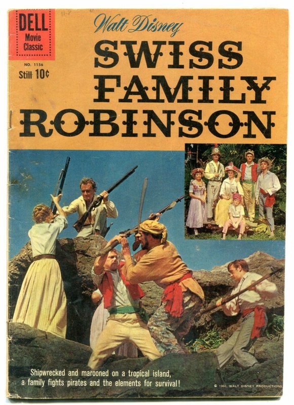 Swiss Family Robinson- Four Color Comics #1156 1960 VG