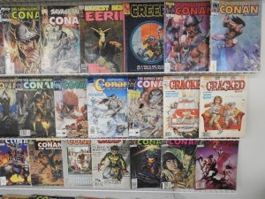 Huge Lot of 80+ Magazines W/ Conan, Vampirella, POTA, Creepy Avg. VG Condition.