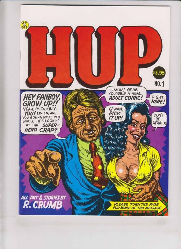 Hup #1 VF (4th) robert crumb  mr. natural - devil girl - last gasp underground 