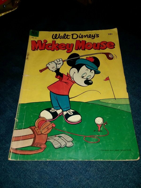 Mickey Mouse 6 Issue Golden Silver Bronze Age Comics Lot run set collection dell