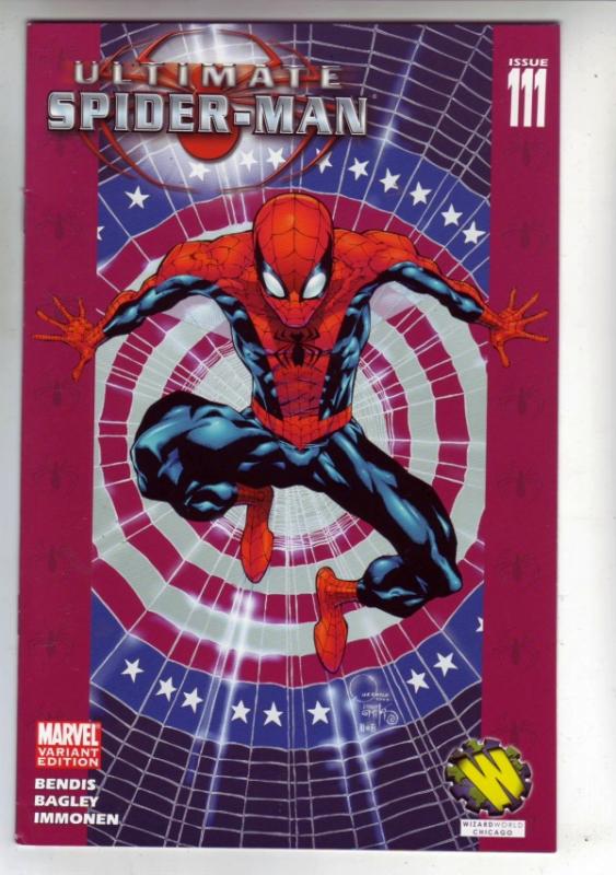 Spider-Man, Utimate Wizard World Marvel Variant Edition #111 (7-Sep) VF/NM Hi...