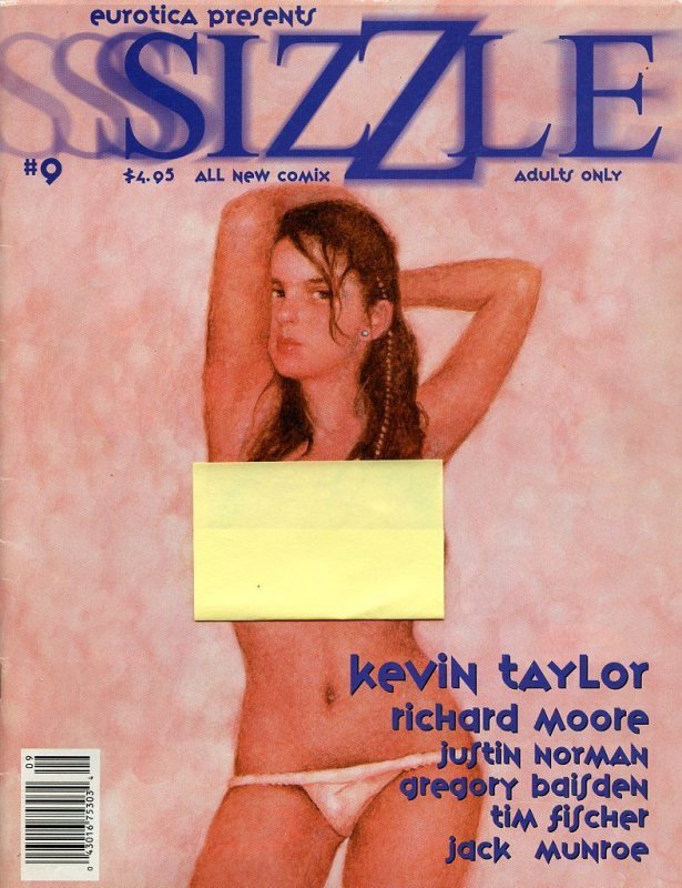 Sizzle #9 (1999)Erotica Presents Kevin Taylor Adult Mag G/VG 3.0