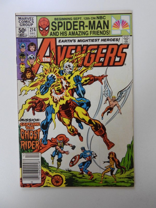 The Avengers #214 (1981) FN/VF condition