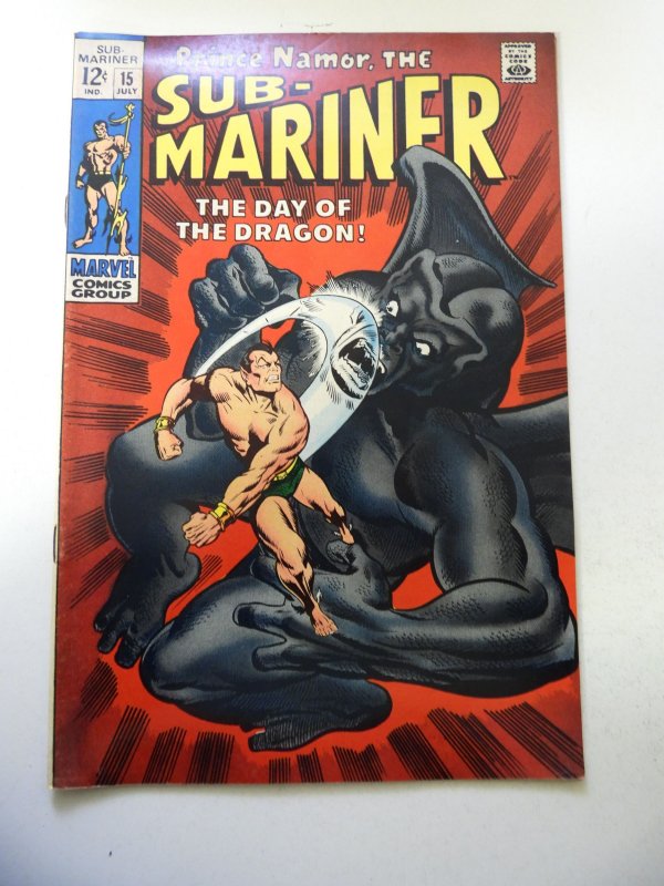 Sub-Mariner #15 (1969) FN Condition