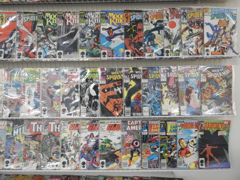 Huge Lot 160+ Comics W/ Daredevil, Spider-Man, Wolverine+ Avg VF- Condition!