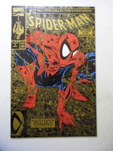 Spider-Man #1 (1990) 2nd Print Gold Cover VF+ Condition