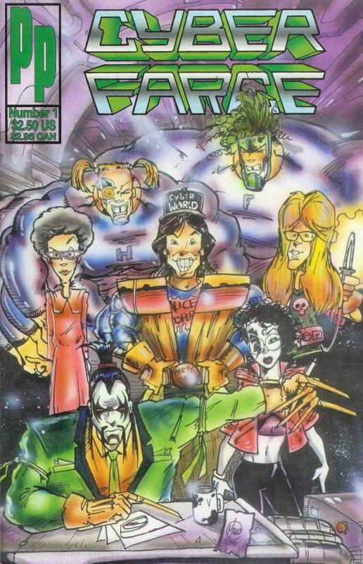 CyberFarce #1 VF/NM; Parody | combined shipping available - details inside