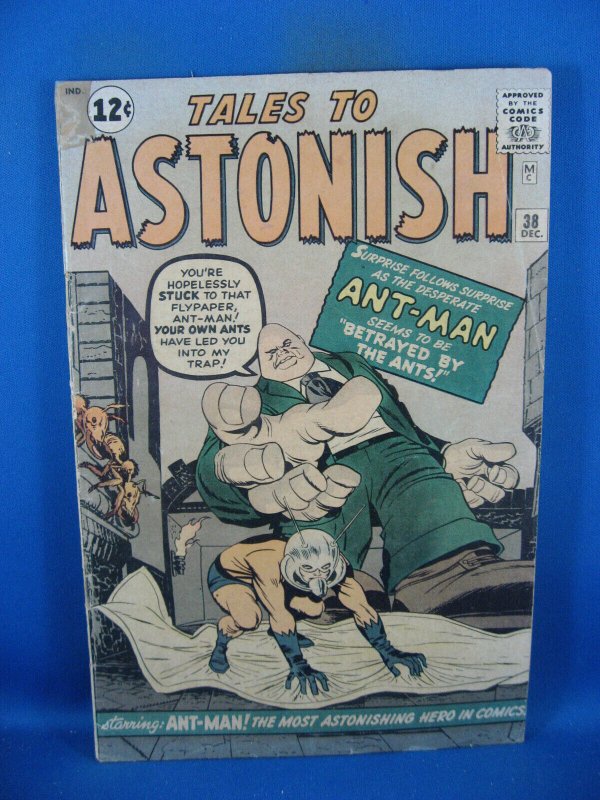 TALES TO ASTONISH 38 G VG ANTMAN MARVEL 1962 KIRBY