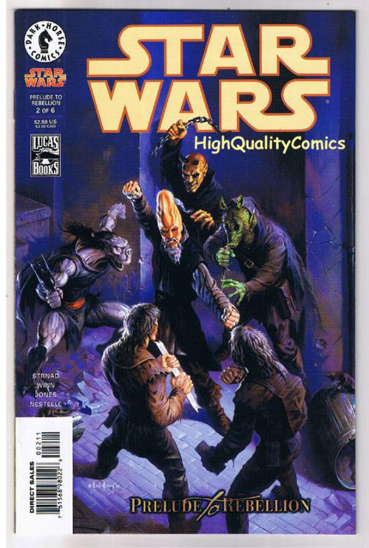 STAR WARS #2, NM+, Prelude to Rebellion, Jan Strnad, 1998, more SW in store