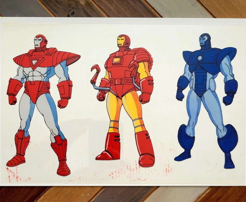 1994 Marvel ACTION HOUR #0 Comic Book w IRON MAN ARMOR ×3 Animation Cel NM