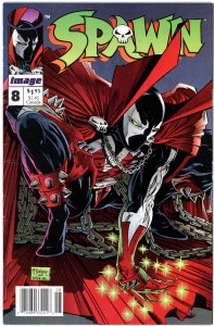 Spawn #8 Newsstand Edition (1993) Spawn