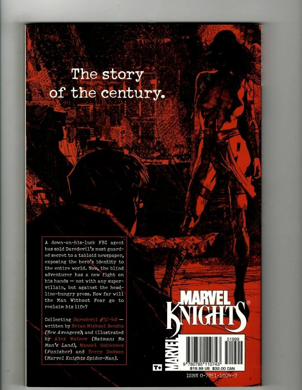 Daredevil Man Without Fear Vol. # 5 Marvel Comics TPB Graphic Novel Book EJ8